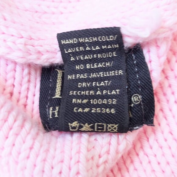 Pure Women's Size M/L High Low Style 3/4 Sleeve Handknit Sweater Pink - Picture 8 of 8